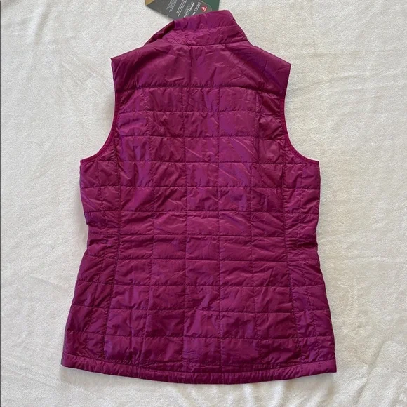 LL BEAN Primaloft Packaway Vest- Womens Small Rich Berry - Picture 2 of 13